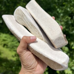 Elk split Antlr Grade-A Dog Chews (Large)